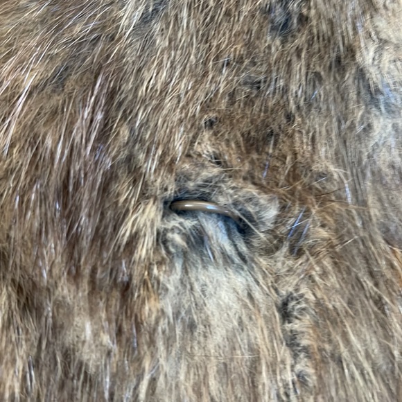 Real fur mink coat lined long jacket woman size M-L great condition No shedding - Picture 8 of 10